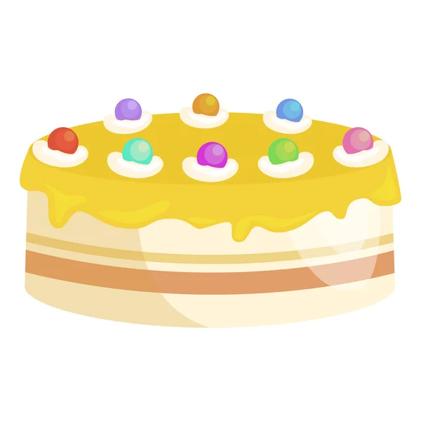 Süßigkeiten Kuchen mit verschiedenen Füllungen, Schokolade Dessert Vektor Illustrations-Set — Stockvektor