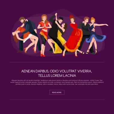Dans insanlar, dansçı Bachata, Hiphop, Salsa, Hint, bale, şerit, Rock and Roll, mola, flamenko, Tango, çağdaş, oryantal dans sembol simge. Tasarım kavramı kümesi tarzı dans