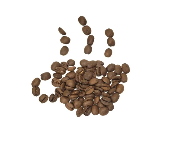 Coffee Beans Cup — Stock Photo, Image