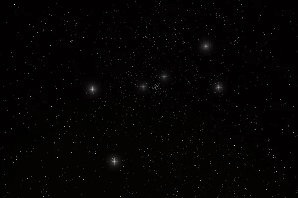 Cancer Constellation Ciel nocturne — Photo