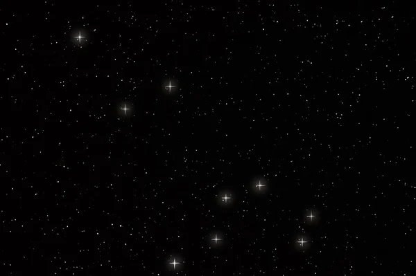 Leo Constellation, Constelação de Leão — Fotografia de Stock