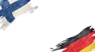 Beyaz sırt grubuna Finlandiya ve Almanya bayrakları