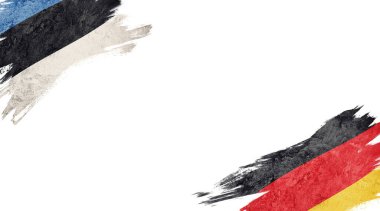 Beyaz sırt grubuna Estonya ve Almanya bayrakları