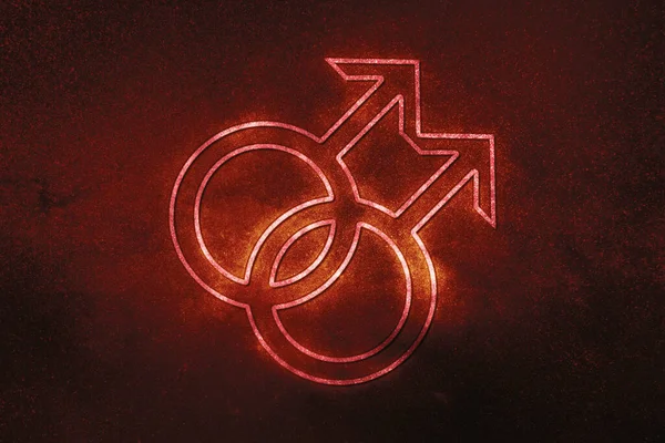 Ανδρική Ομοφυλοφιλία Σύμβολο Gay Glyph Διπλό Αρσενικό Σημάδι Μπλε Σύμβολο — Φωτογραφία Αρχείου