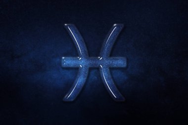 Balık burcu burcu, mavi gökyüzü, yıldız falı, balık burcu sembolü, mavi yıldız falı.