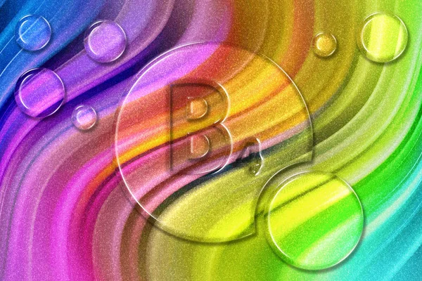 Vitamin Hälsa Symbol Vitamin Concept Adenin Regnbåge Glitter Bakgrund — Stockfoto