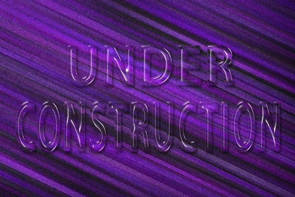 2008 Construction Website Development Conception Construction Purple Background — 스톡 사진