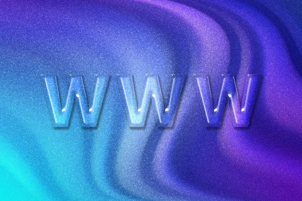 Wwww Webbplats Internet Http Adress Www Violett Violett Blå Bakgrund — Stockfoto