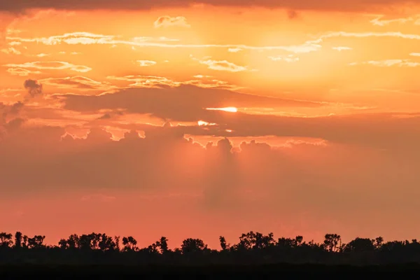Облака Закате — стоковое фото