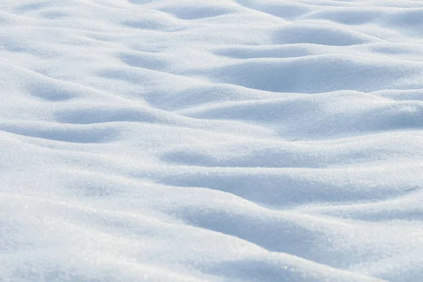 Profondi Cumuli Neve Fondo Invernale — Foto Stock