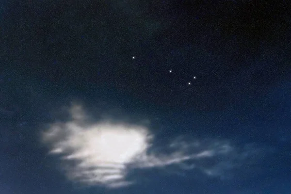Αστερισμός Sagitta Νυχτερινός Ουρανός Σμήνος Αστεριών Βαθύ Διάστημα Αστερισμός Βέλους — Φωτογραφία Αρχείου