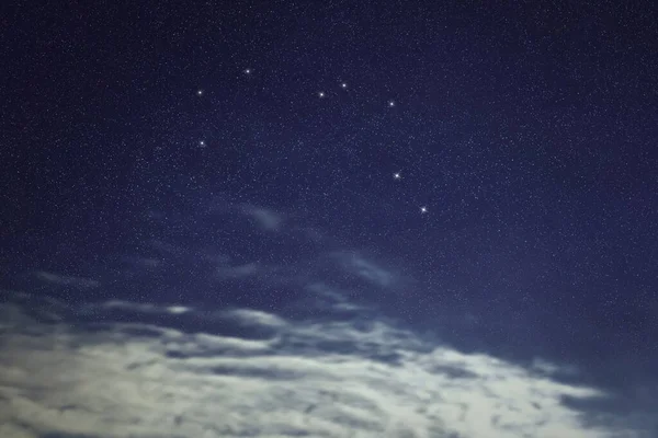 Constelación Estrellas Pyxis Cielo Nocturno Racimo Estrellas Espacio Profundo Constelación — Foto de Stock