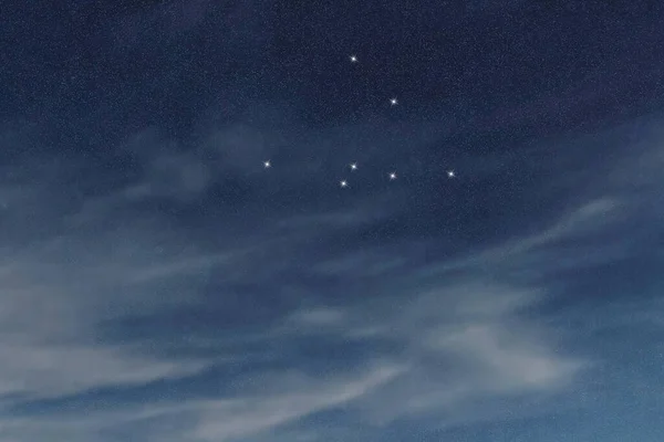 Constelación Estrellas Norma Cielo Nocturno Racimo Estrellas Espacio Profundo Constelación — Foto de Stock