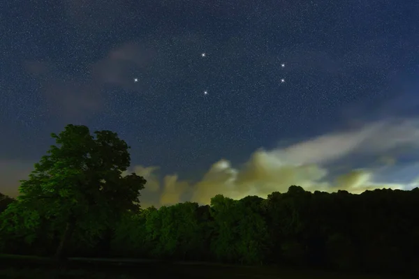 Constelación Estrellas Camaleón Cielo Nocturno Racimo Estrellas Espacio Profundo Camaleontis —  Fotos de Stock