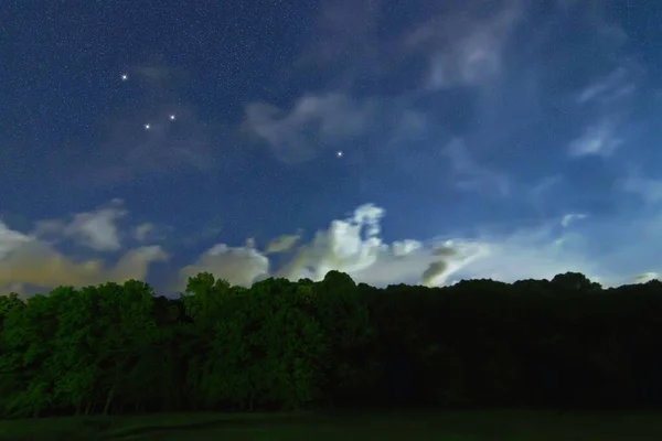 Созвездие Апуса Ночное Небо Скопление Звезд Глубокий Космос Созвездие Райской — стоковое фото
