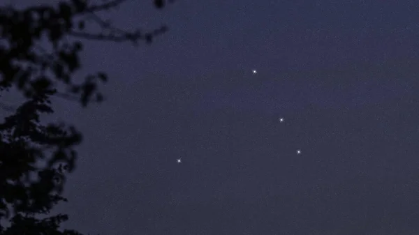 Triangulum Australe Constelación Estrellas Cielo Nocturno Racimo Estrellas Espacio Profundo — Foto de Stock