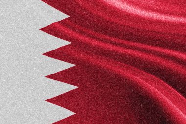 Bahreyn parıltısı bayrağı, ulusal bayrak, parıldayan bayrak, rekabet konsepti, ışıldayan arka plan