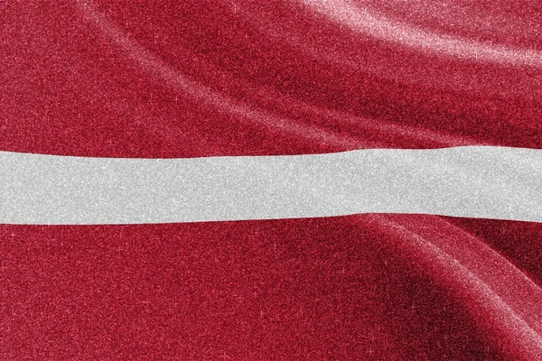 ラトビアの輝きの旗 輝く旗 競争の概念 輝きの背景 — ストック写真