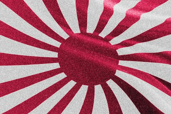 Rising Sun Glitzerfahne Nationalflagge Glitzerfahne Wettbewerbskonzept Funkelhintergrund — Stockfoto