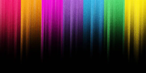 Multicolored Abstract Banner Glitter Luxury Background Rainbow Black — Stock Photo, Image