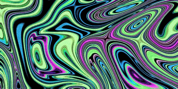 색깔의 휘황찬란 소용돌이 리퀴드 대리석 — 스톡 사진