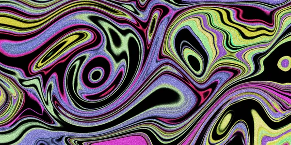Colorful Fluid Art Vivid Colors Glitter Colorful Swirls Liquid Marble — Stock Photo, Image