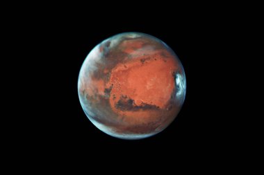 Mars gezegeni, Uzay Arkaplanı, bu görüntünün elementleri NASA tarafından desteklenmektedir..