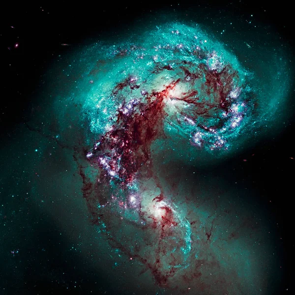Space Galaxies 초신성 중성자별 Elements Image Lowed Nasa 뒤집힌 이미지 — 스톡 사진
