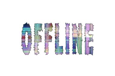 Çevrimdışı sözcük, Banner, Poster ve Etiket, kırpma yolu ile