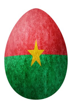 Burkina Faso Paskalya Yumurtası, Ulusal Bayrak Yumurtası, Kırpma Yolu