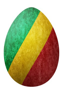 Kongo Cumhuriyeti Paskalya Yumurtası, Ulusal Bayrak Yumurtası, Kırpma Yolu