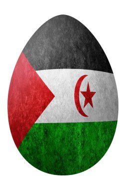 Sahra Arap Demokratik Cumhuriyeti Paskalya Yumurtası, Ulusal Bayrak Yumurtası, Kırpma Yolu