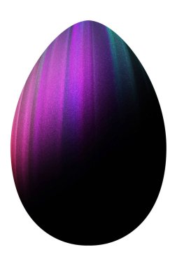 Renkli Paskalya Yumurtası, Gökkuşağı, Siyah, Kırpma Yolu