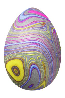 Renkli Paskalya Yumurtası, moda tarzı, kırpma yolu