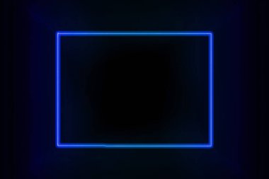 Colorado 'nun parıldayan haritası, modern mavi ana hat haritası, koyu arkaplanda.