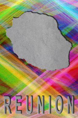 Buluşma Haritası, renkli arkaplan, kopyalama alanı