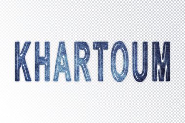 Hartum harfleri, Hartum samanyolu harfleri, saydam arkaplan, kırpma yolu