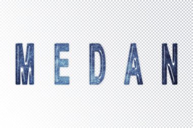 Medan harfleri, Medan samanyolu harfleri, saydam arkaplan, kırpma yolu