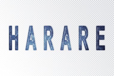 Harare harfleri, Harare samanyolu harfleri, şeffaf arkaplan, kırpma yolu