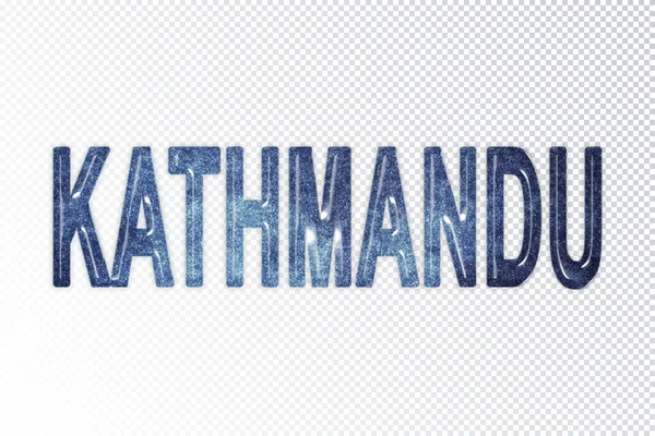 Katmandu harfleri, Katmandu samanyolu harfleri, saydam arkaplan, kırpma yolu