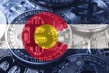 Colorado bitcoin bayrağı, Colorado kripto para birimi konsepti