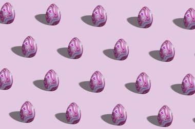 Pastel Paskalya yumurtası, modaya uygun yumurta, Asgari Paskalya konsepti