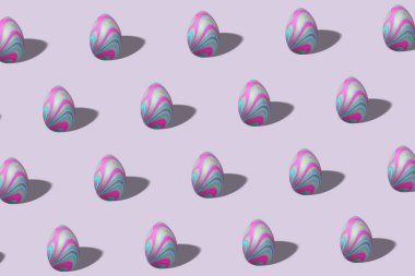 Pastel Paskalya yumurtası, modaya uygun yumurta, Asgari Paskalya konsepti