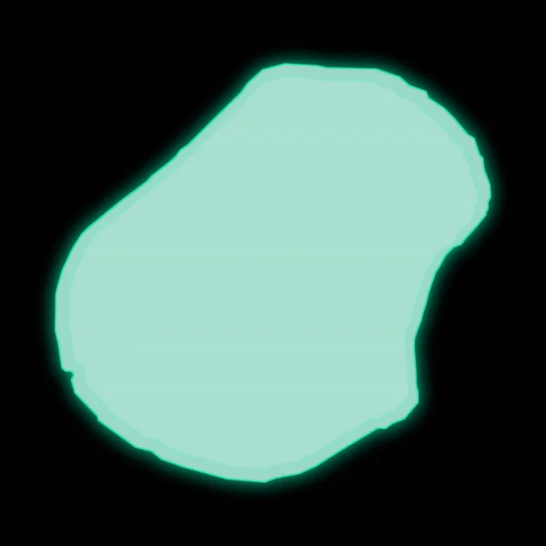 Карта Науру Старого Зеленого Екрану Комп Ютера Темному Тлі — стокове фото