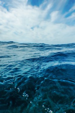 Okyanus Mavisi Su Arkaplanı, Dalga Yaklaş