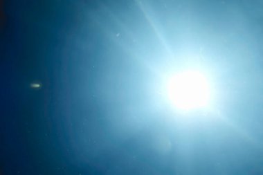 Sualtı Güneş Işığı Su yüzeyinden, Sualtı Arkaplanı 