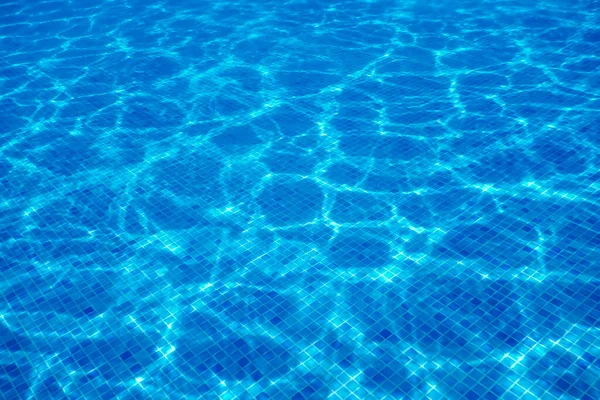 Swimming Pool Water Ripple Water Sun Reflection Background — Stock Photo, Image