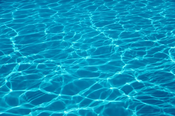 Piscina Acqua Sole Riflesso Sfondo Ondulazione Dell Acqua — Foto Stock