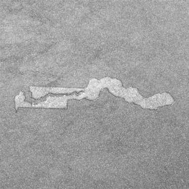 Gambiya haritası, gümüş arkaplan, harita arkaplan