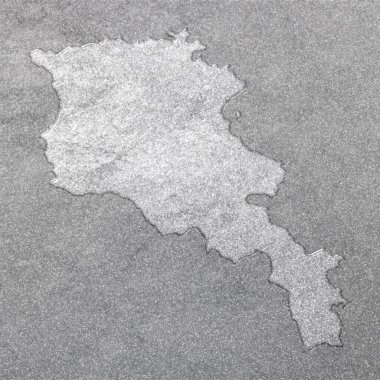 Ermenistan haritası, gümüş arkaplan, harita arkaplan